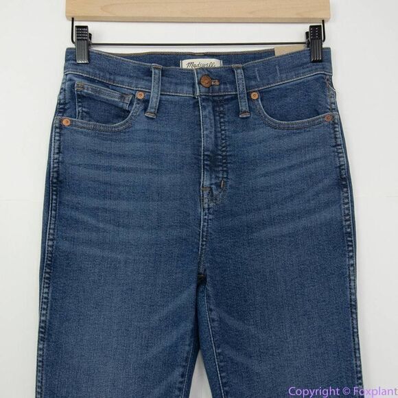 NEW Madewell 10" High-Rise Skinny Jeans‎ in Wendover Wash: TENCEL™, 26 - Picture 3 of 15